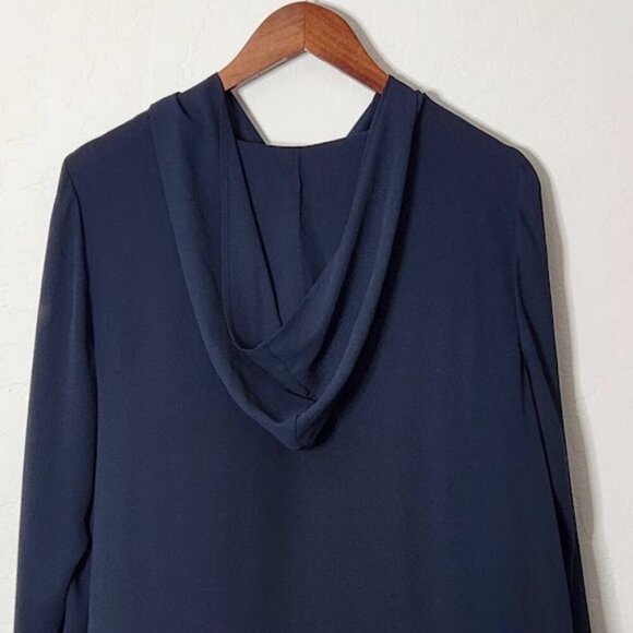 Soft Surroundings Women's Hooded Sheer Long Sleeve Blouse Size Large - Picture 5 of 5
